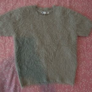 very cute grey Zara shirt